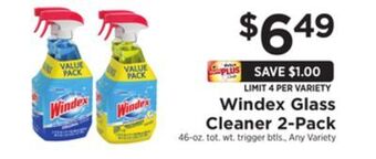 ShopRite Glass cleaner 2-pack offer