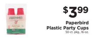 ShopRite Plastic party cups offer