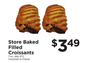 ShopRite Store baked filled croissants offer