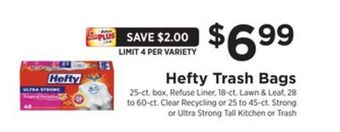 ShopRite Trash bags offer