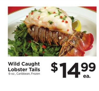 ShopRite Wild caught lobster tails offer