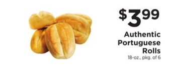 ShopRite Authentic portuguese rolls offer