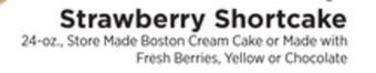 ShopRite Strawberry shortcake offer