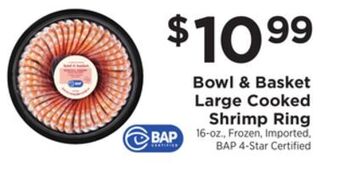 ShopRite Large cooked shrimp ring offer