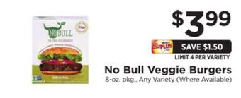 ShopRite Veggie burgers offer