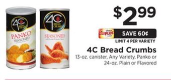 ShopRite Bread crumbs offer