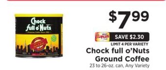 ShopRite Ground coffee offer