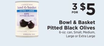 ShopRite Pitted black olives offer
