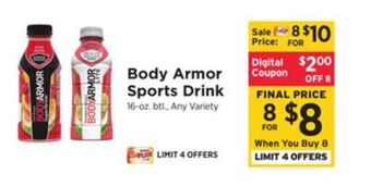 ShopRite Sports drink offer