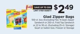 ShopRite Zipper bags offer