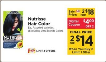 ShopRite Hair color offer