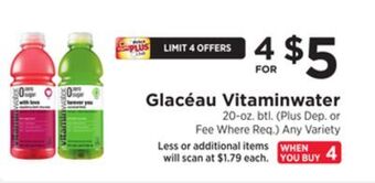 ShopRite Vitaminwater offer