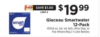 ShopRite Smartwater 12-pack offer