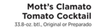 ShopRite Clamato tomato cocktail offer