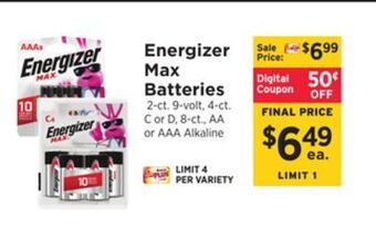 ShopRite Max batteries offer
