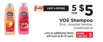 ShopRite Shampoo offer