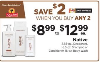 ShopRite Native offer