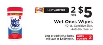 ShopRite Wipes offer