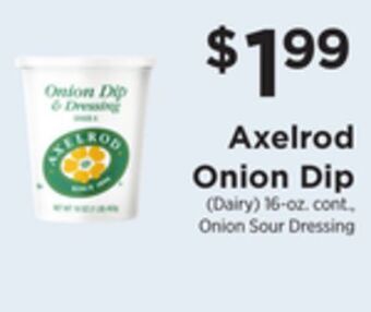 ShopRite Onion dip offer
