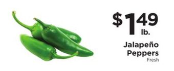 ShopRite Jalapeño peppers offer