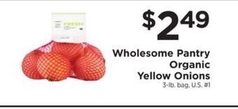ShopRite Organic yellow onions offer