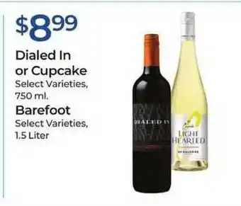 Rite Aid Dialed In Or Cupcake, Barefoot offer