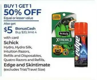 Schick Hydro, Hydro Silk, Intuition Razors, Refills And Disposables, Quatro Razors And Refills, Edge And Skintimate