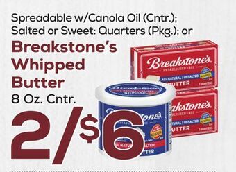 DeCicco & Sons Breakstone's whipped butter, 8 oz. cntr. offer