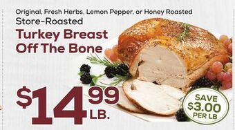 DeCicco & Sons Store-roasted turkey breast off the bone offer
