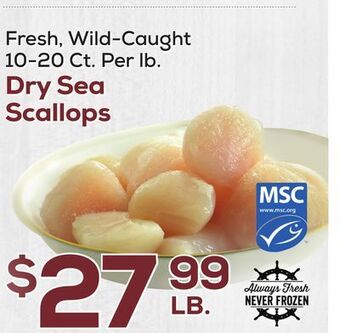DeCicco & Sons Dry sea scallops offer