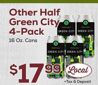 DeCicco & Sons Green city 4-pack offer