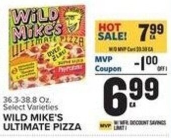 Food Lion 36.3-38.8 Oz. Select Varieties WILD MIKE'S ULTIMATE PIZZA offer