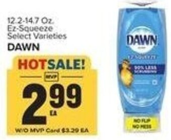Food Lion 12.2-14.7 Oz. Ez-Squeeze Select Varieties DAWN offer