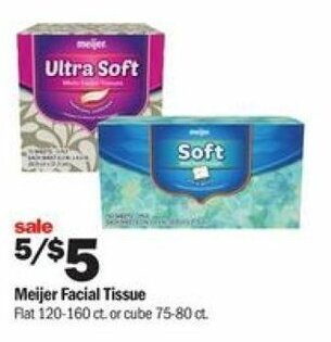 Meijer Meijer Facial Tissue offer