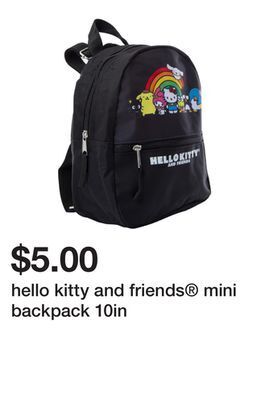 Five Below Hello kitty and friends® mini backpack 10in offer