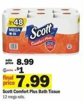 Meijer Scott Comfort Plus Bath Tissue offer