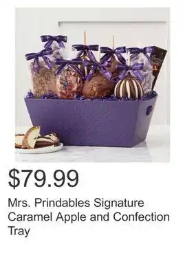 Costco Mrs. prindables signature caramel apple and confection tray offer