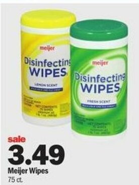 Meijer Meijer Wipes offer