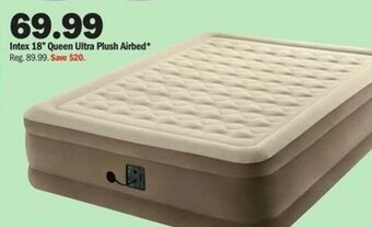 Meijer Intex 18" Queen Ultra Plush Airbed offer