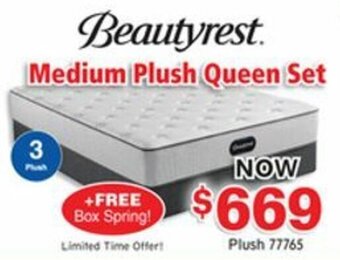 ABC Warehouse Medium Plush Queen Set offer