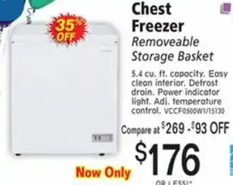 ABC Warehouse Chest Freezer offer