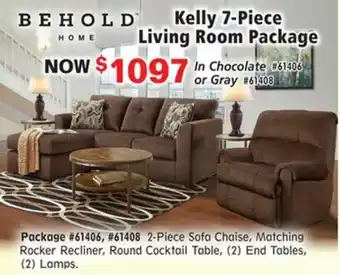 Kelly 7-Piece Living Room Package