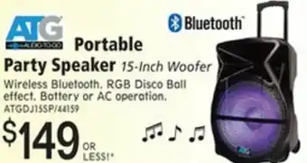 ABC Warehouse Portable Party Speaker offer