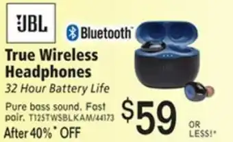 ABC Warehouse True Wireless Headphones offer