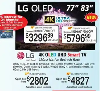 LG OLED UHD Smart Tv