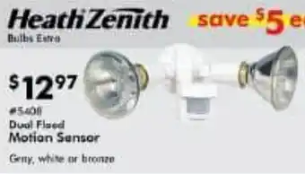 Valu Home Centers Dual Flaced Motion Sensor offer