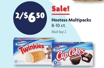 Family Dollar Hostess multipacks offer