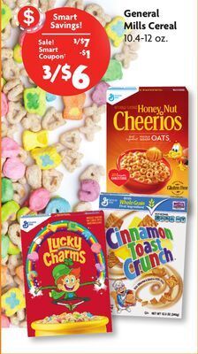 Family Dollar General mills cereal offer