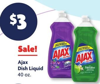 Family Dollar Ajax dish liquid offer