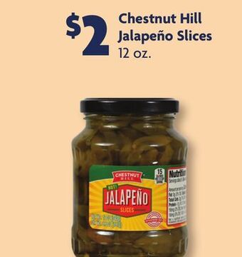 Family Dollar Chestnut hill jalapeño slices offer